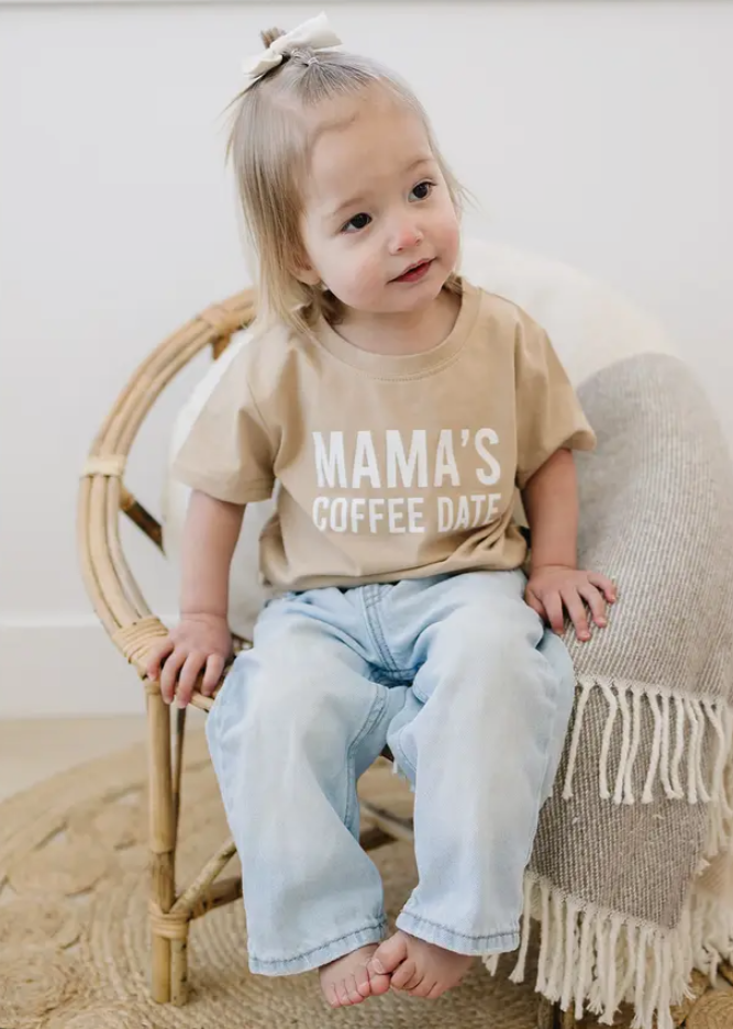 Mama's Coffee Date Tee