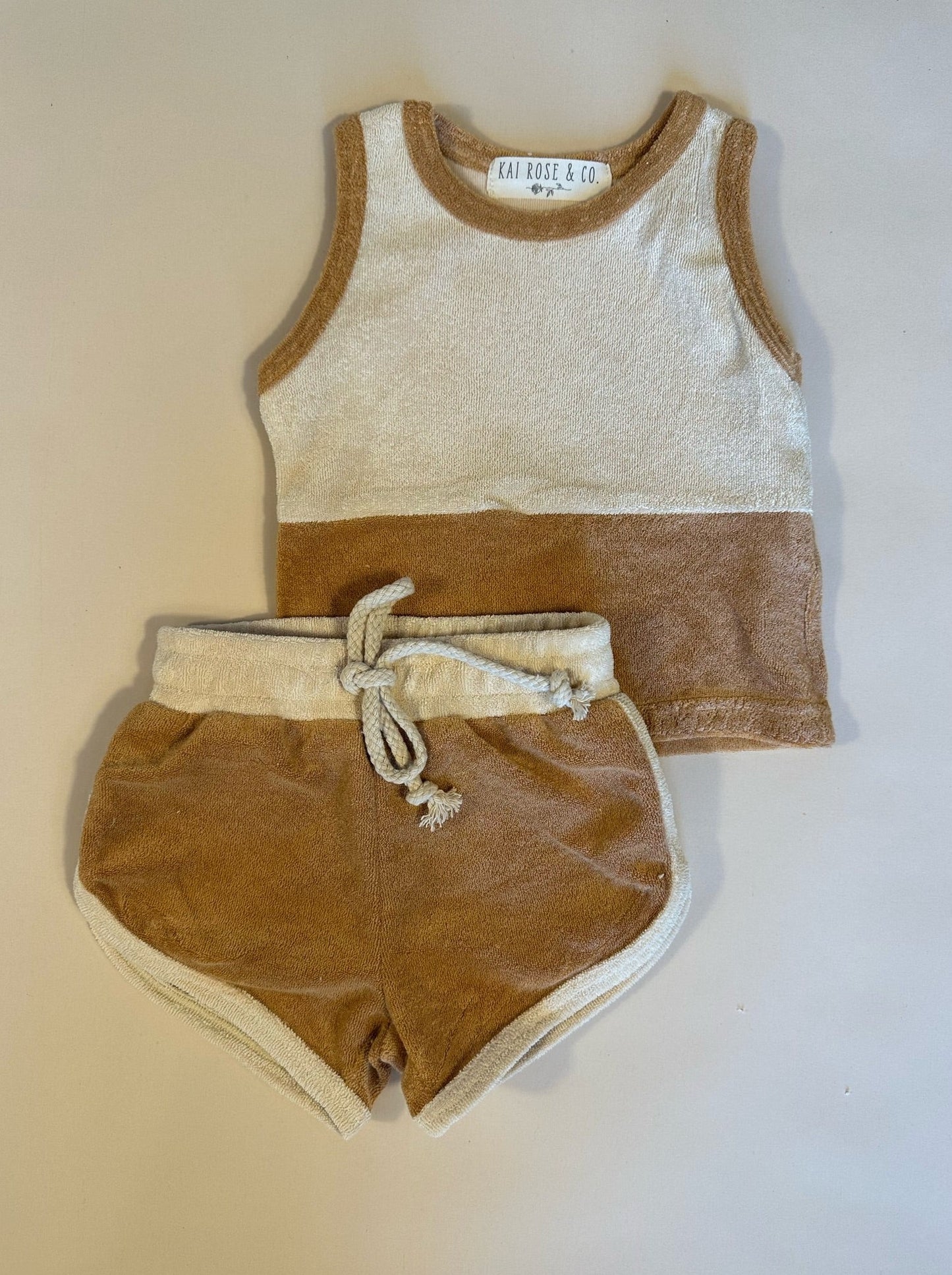 The Jenner Terry Cloth Set - Camel