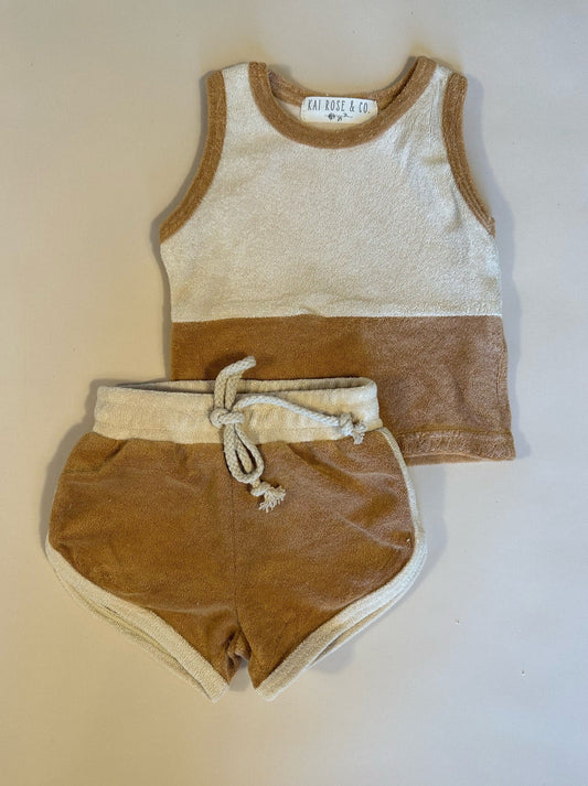 The Jenner Terry Cloth Set - Camel