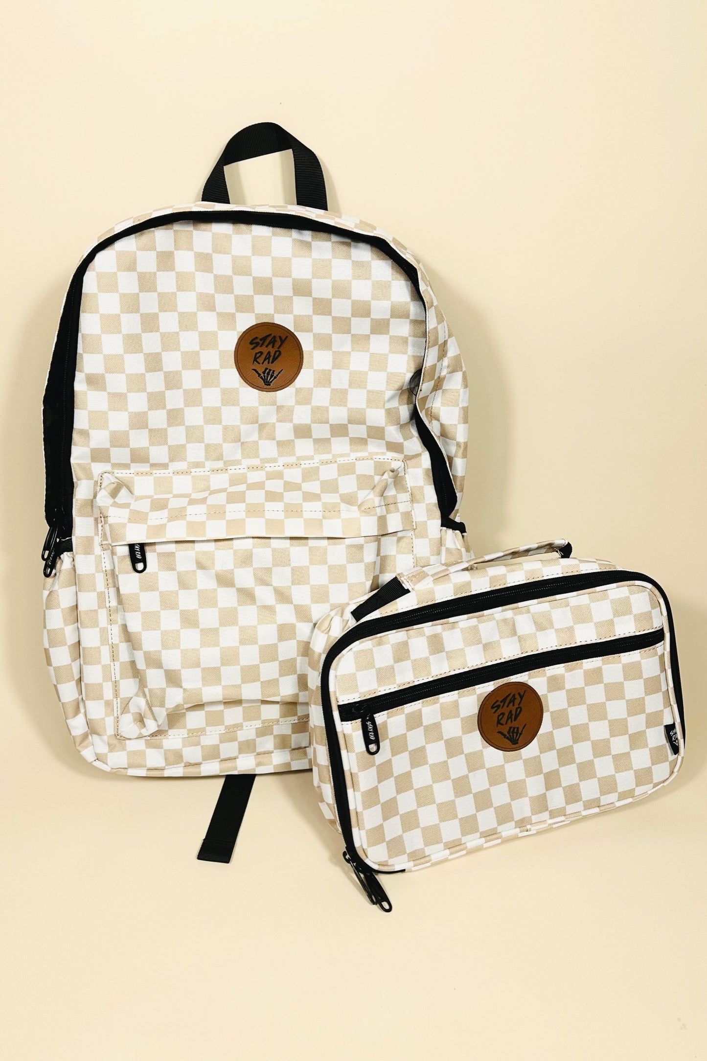 Stay Rad Checkered Backpack