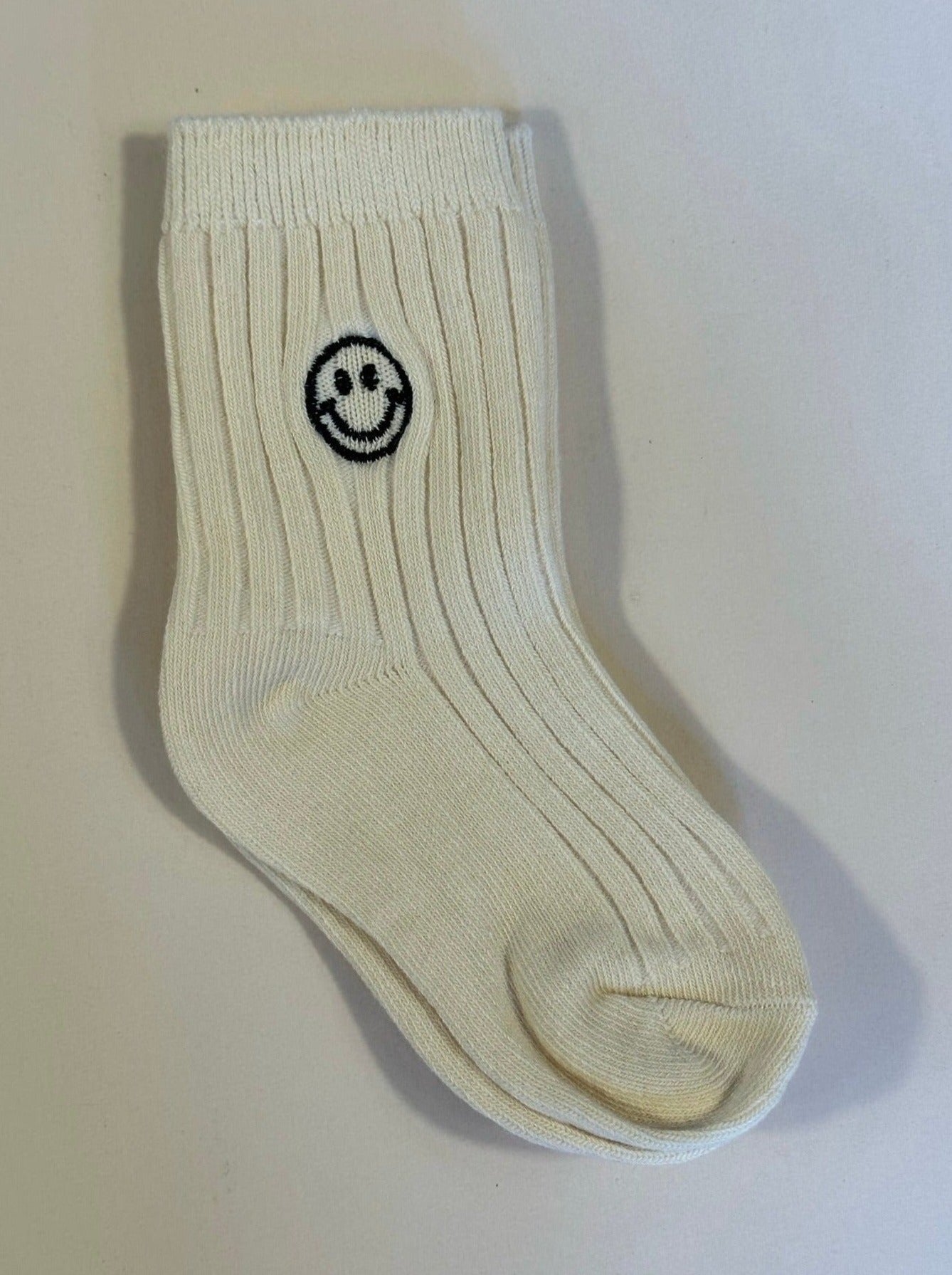 Smiley Sock - Ivory