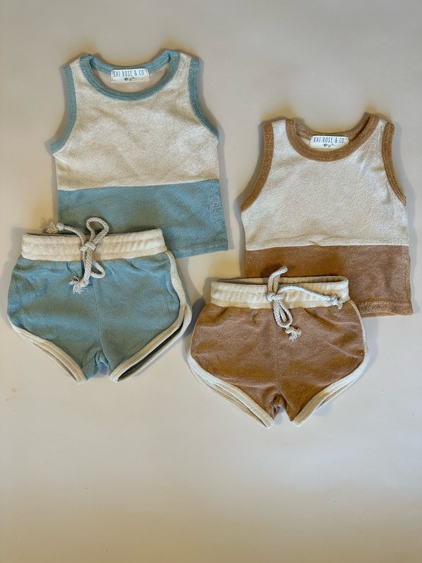 The Jenner Terry Cloth Set - Camel