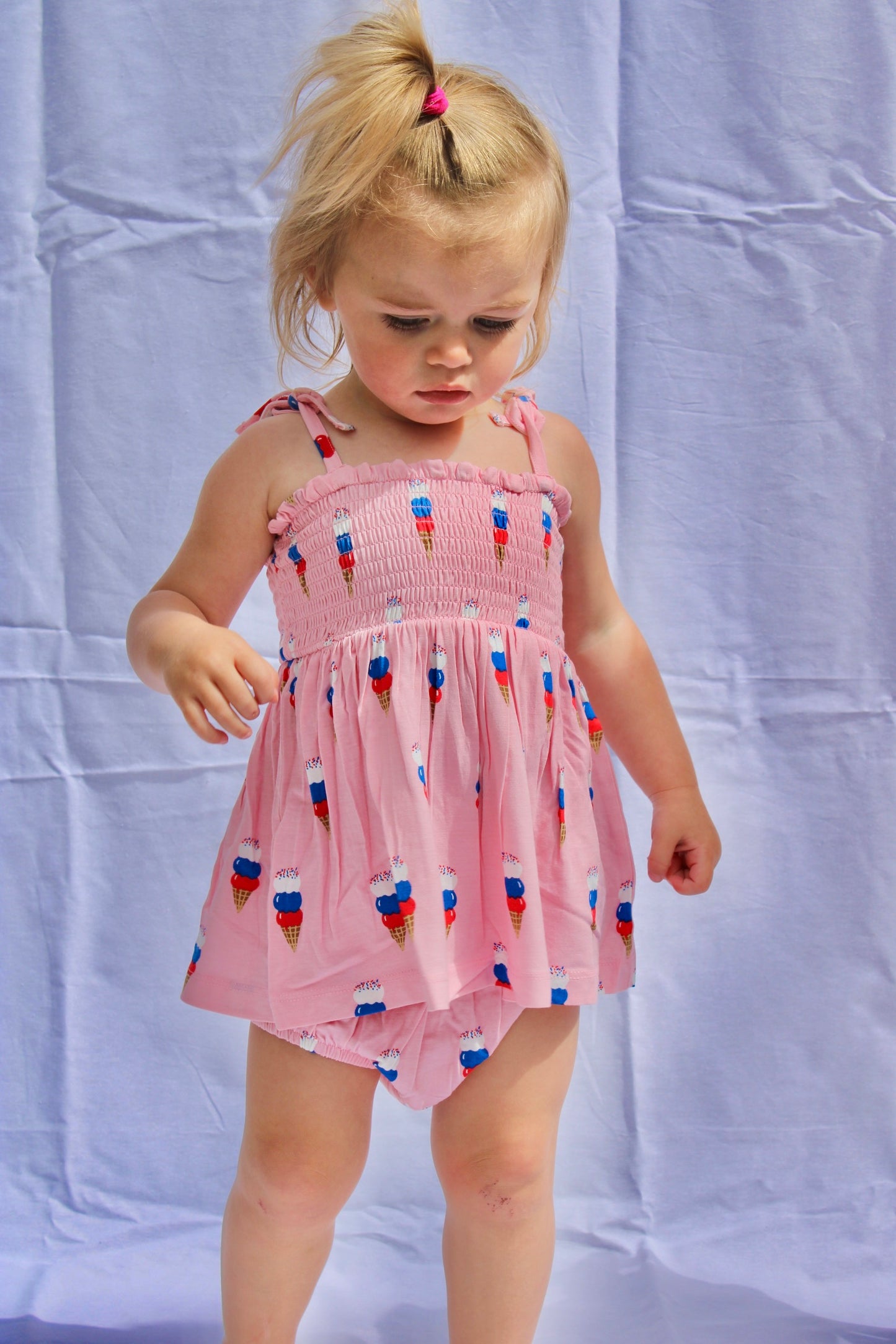 Ice Cream Smocked Set