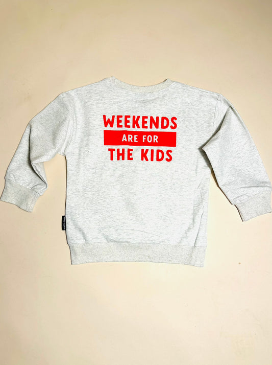 Weekends Are For The Kids Crewneck